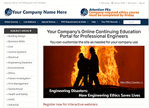 Your own custom branded e-learning library